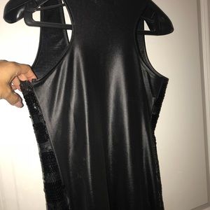 Short mini sequins dress